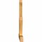 Ekena Millwork Saratoga Rough Sawn Timber Gable Bracket, Western Red Cedar, 96"W x 56"H x 4"D x 6"F, 14/12 Pitch GBW096X56X0406SAR00RWR - alternate 2